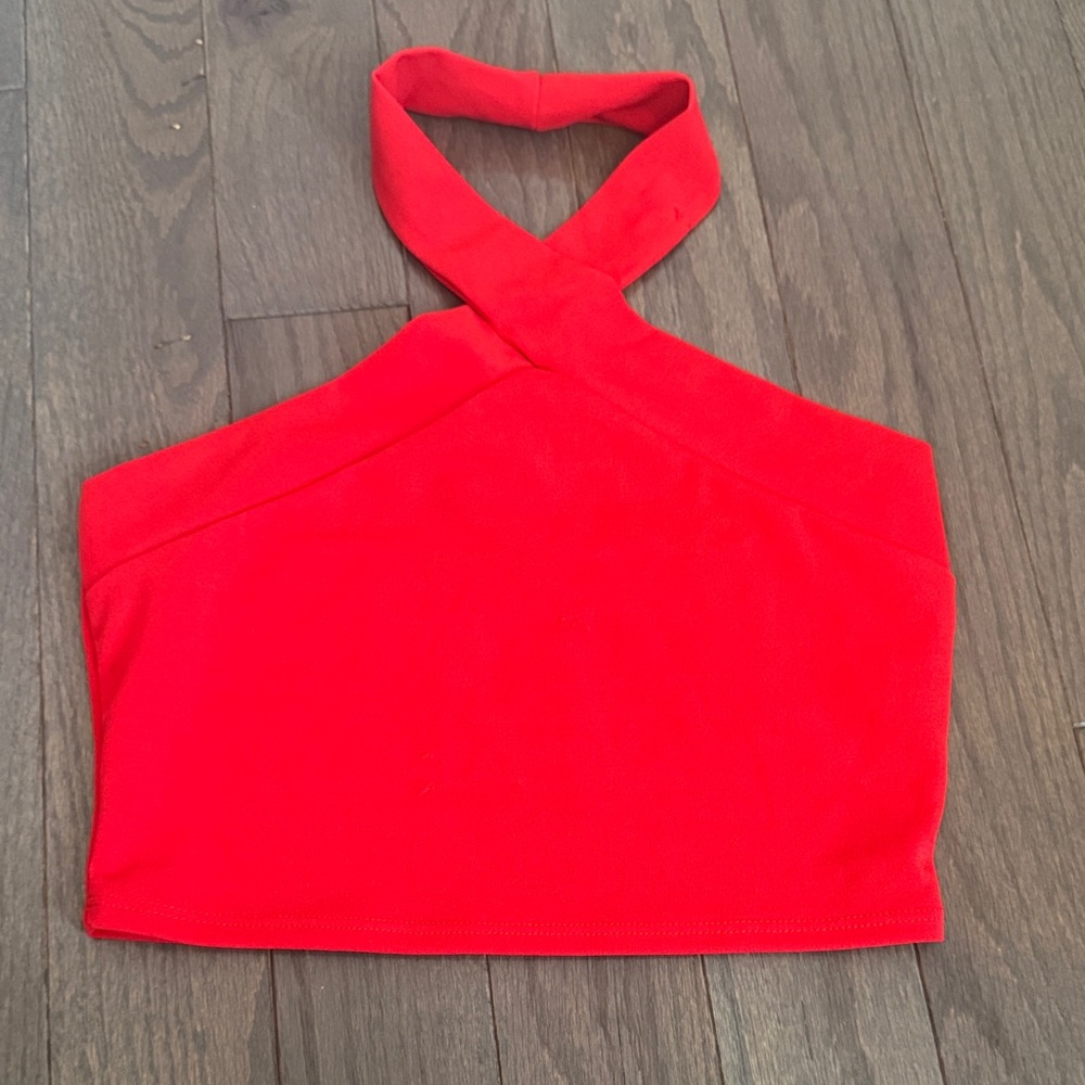 Red Crop Top